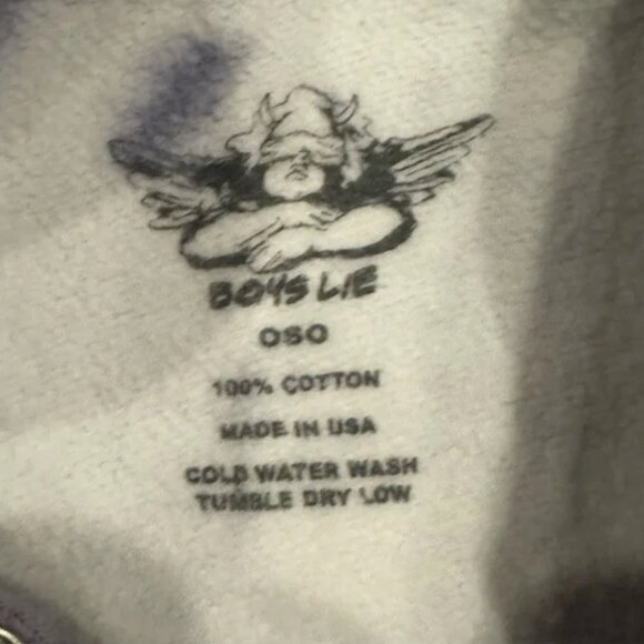 Boys Lie Love Hurts Cupid Purple Tie-Dye Hoodie - Picture 5 of 5